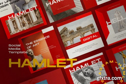 HAMLET PACK 1 - Instagram Template + Stories