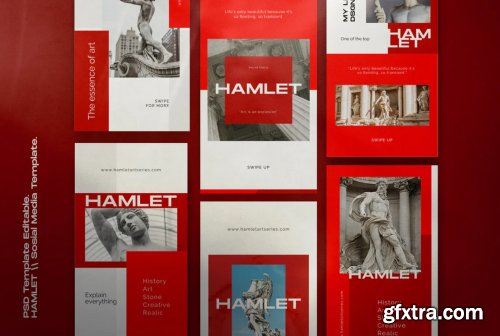 HAMLET PACK 1 - Instagram Template + Stories