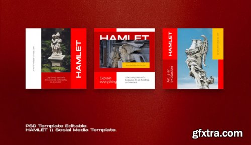 HAMLET PACK 2 - Instagram Template + Stories