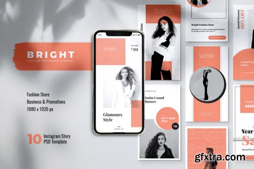 BRIGHT Fashion Instagram Stories