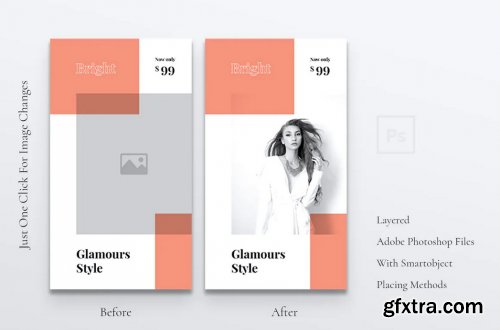BRIGHT Fashion Instagram Stories