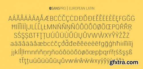 QSansPro Complete Family
