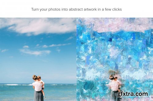 CreativeMarket - Abstract Art Photoshop Action 4403730