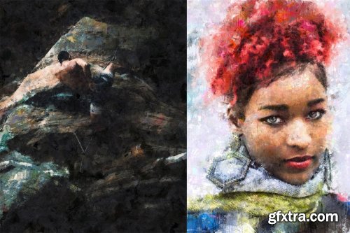 CreativeMarket - Abstract Art Photoshop Action 4403730