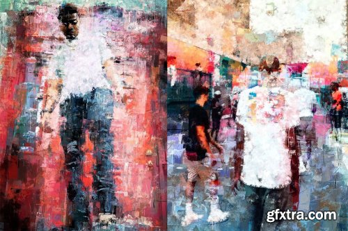 CreativeMarket - Abstract Art Photoshop Action 4403730