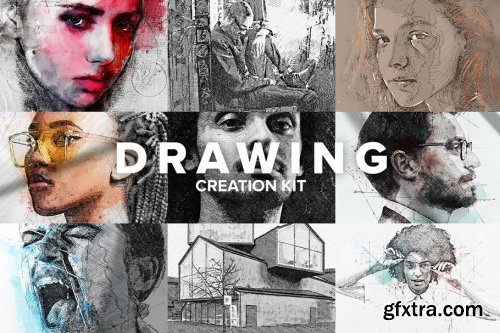 CreativeMarket - Drawing Creation Kit 4403684