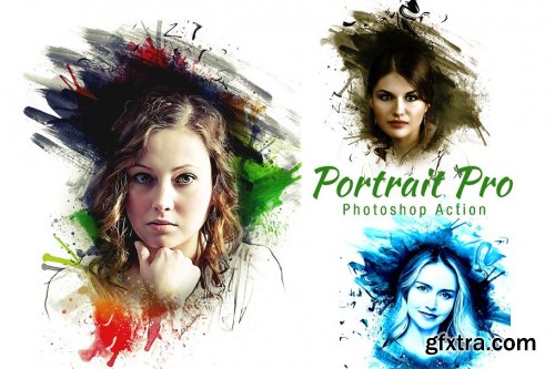 CreativeMarket - Portrait Pro Photoshop Action 4198792