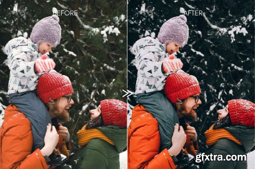 CreativeMarket - Moody WINTER MOOD Lightroom Presets 4284060