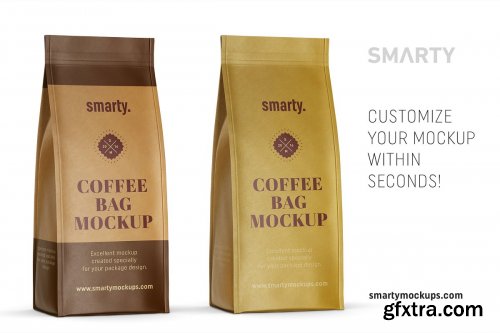 CreativeMarket - Eco coffee bag mockup 4381872