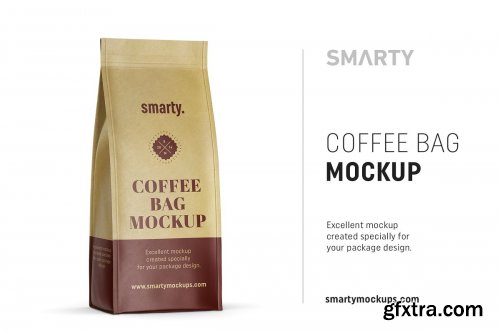 CreativeMarket - Eco coffee bag mockup 4381872