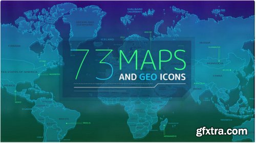 73 Maps And Geo Icons - After Effects 339863