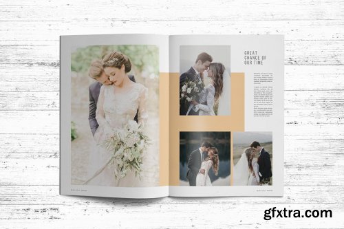 CreativeMarket - Wedding Album Template 4340888
