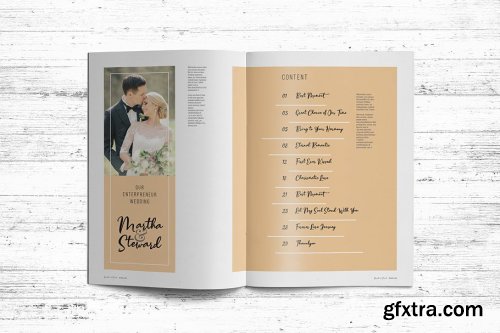 CreativeMarket - Wedding Album Template 4340888