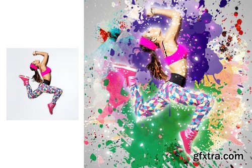 CreativeMarket - Color Blast Photoshop Action 4406654