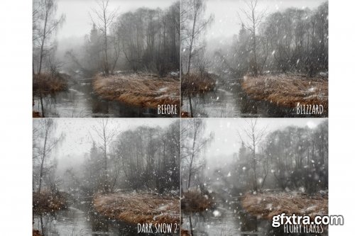 CreativeMarket - Realistic snow overlays 4405059