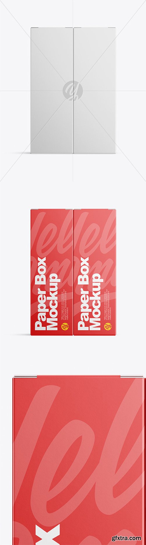 Two Paper Boxes Mockup 51218 Two Paper Boxes Mockup 51218