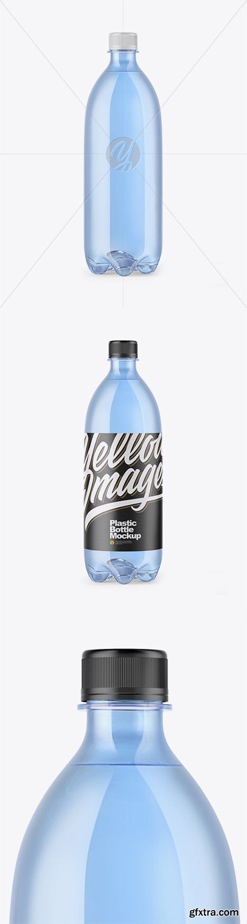 PET Blue Bottle Mockup 52079 PET Blue Bottle Mockup 52079