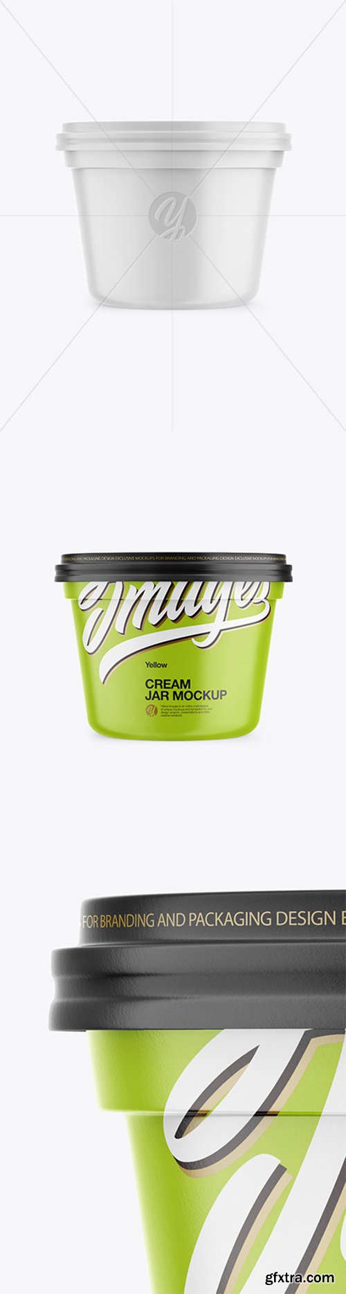 Matte Cream Jar Mockup 52025 Matte Cream Jar Mockup 52025