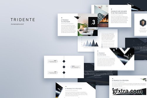 TRIDENTE - Clean & Minimal Powerpoint, Keynote, Google Slides Template