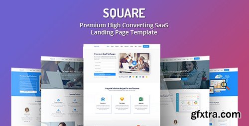 ThemeForest - Square v1.0 - Premium High Converting SaaS Landing Page Template - 24853621