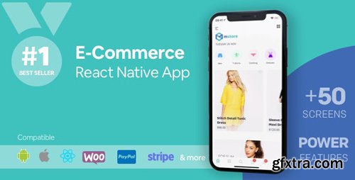 CodeCanyon - MStore Pro v3.9.7 - Complete React Native template for e-commerce - 17010642