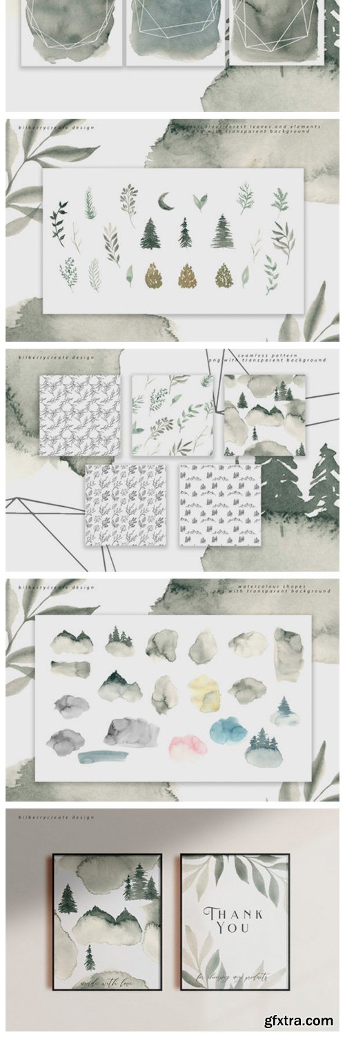 Coniferous Forest Art Collection 2129912 Coniferous Forest Art Collection 2129912