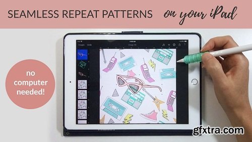 Create Seamless Repeat Patterns on Your iPad in Procreate + FREE Pattern