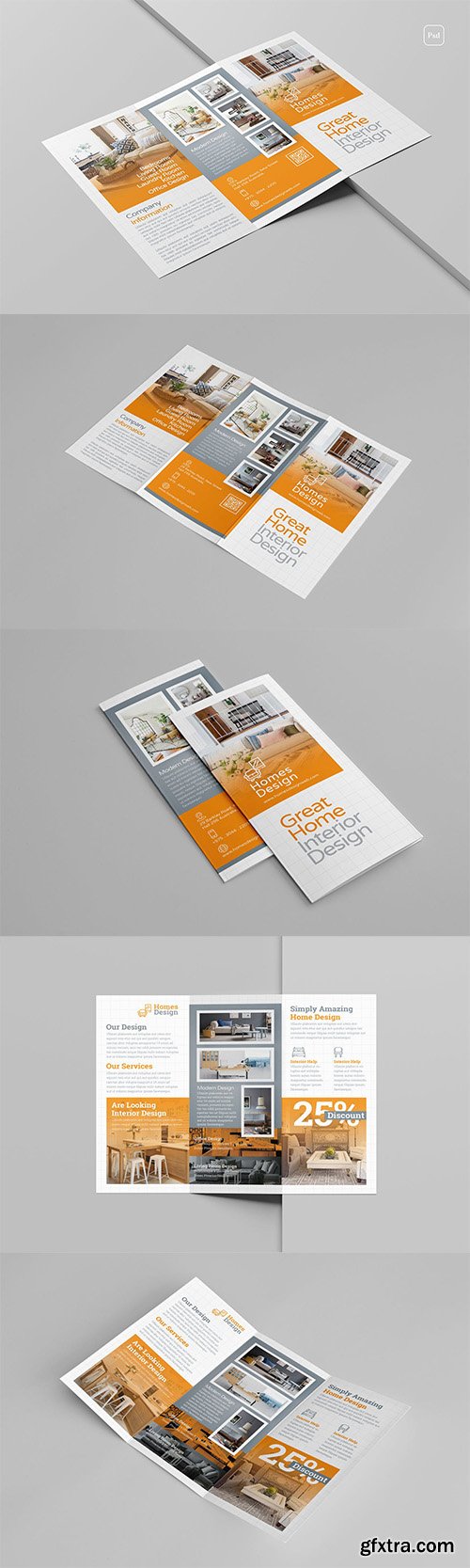 Interior Design Trifold Brochure Interior Design Trifold Brochure