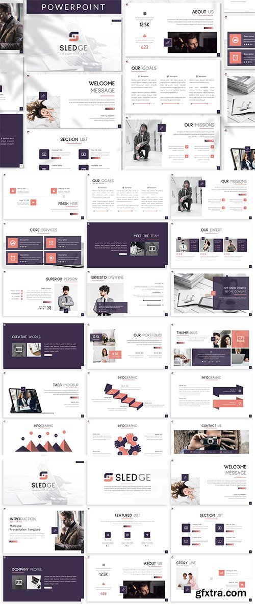 Sledge - Business Powerpoint Template Sledge - Business Powerpoint Template