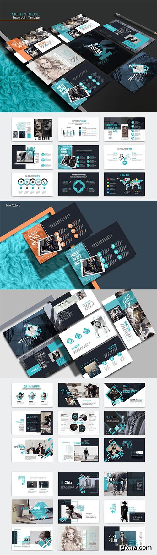 KIRANA - Multipurpose Keynote, Powerpoint and Google Slides Template