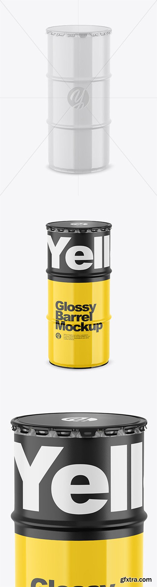 Download Glossy Barrel Mockup 52223 » GFxtra