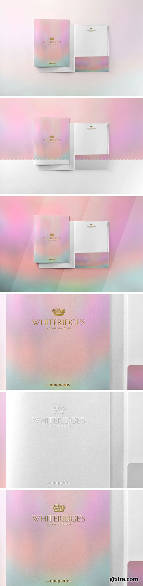 Luxury Gold-Embossed Corporate Stationery Mockup 2 130415614
