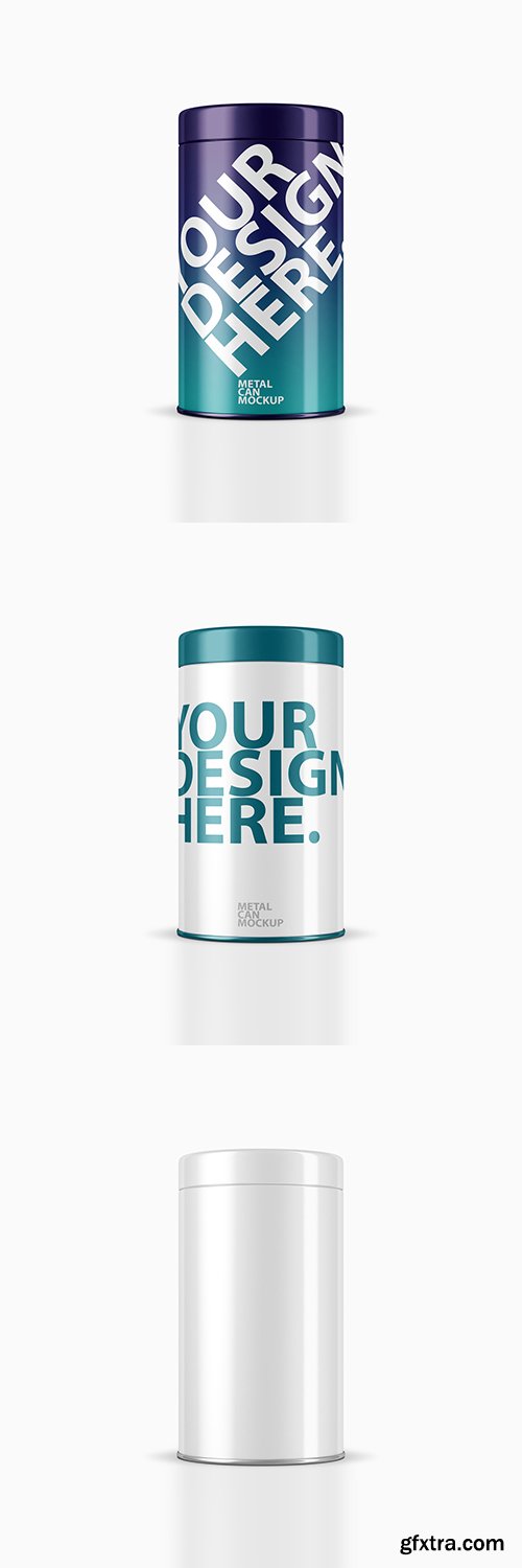 Metal Tin Can Mockup 207195590 Metal Tin Can Mockup 207195590