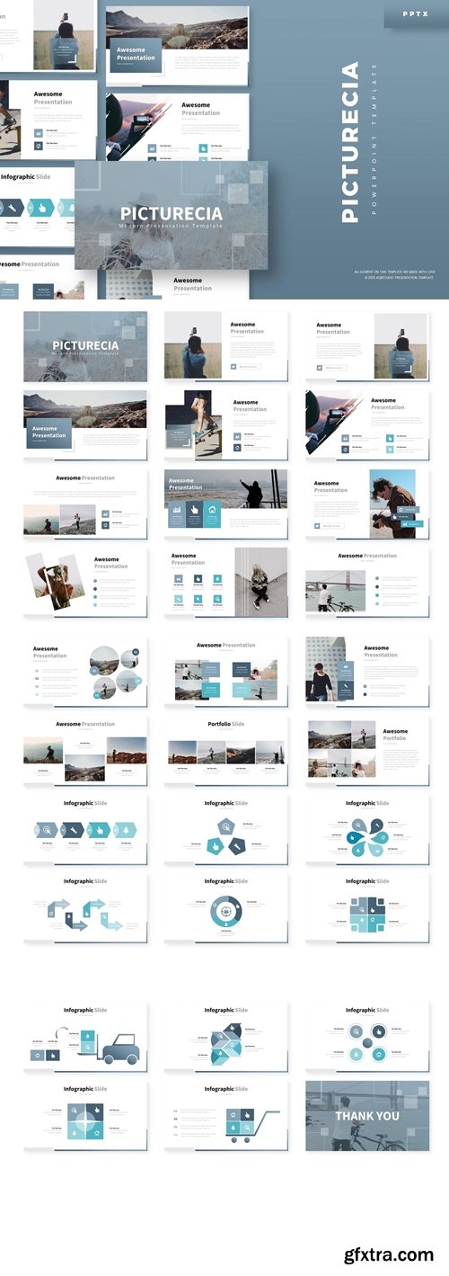 Picturecia Powerpoint, Keynote and Google Slides Templates