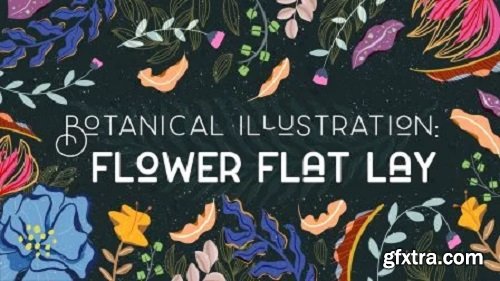 Botanical Illustration: Draw a Flower Flat Lay