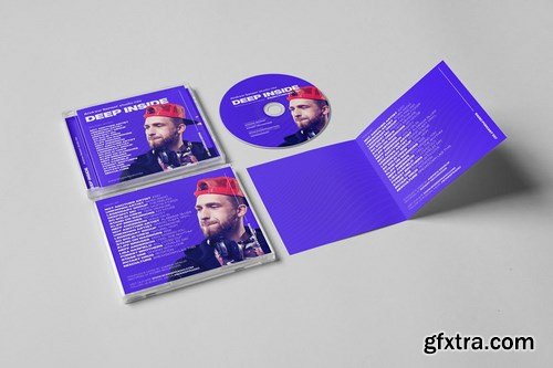 DJ Mix Podcast  Album CD Cover Artwork Template