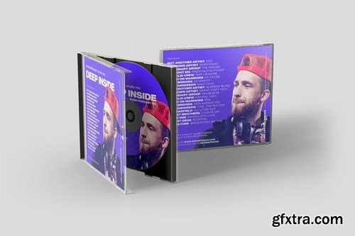 DJ Mix Podcast  Album CD Cover Artwork Template