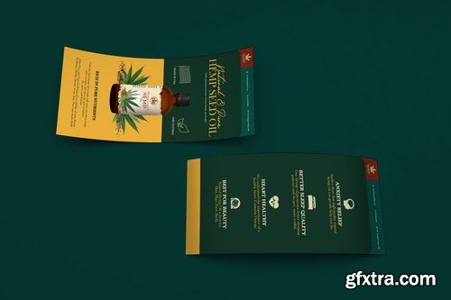 Hemp Product DL Rackcard A5 Business Flyer and Poster