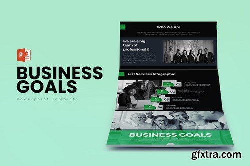 Business Goals Powerpoint Google Slides and Keynote Templates