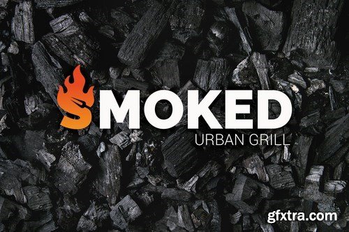 Letter S Fire Grill Logo