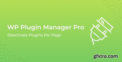 CodeCanyon - WP Plugin Manager Pro v1.0.0 - Deactivate plugins per page - 25435127