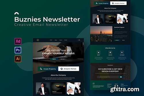 Black Business | Newsletter Template Black Business | Newsletter Template
