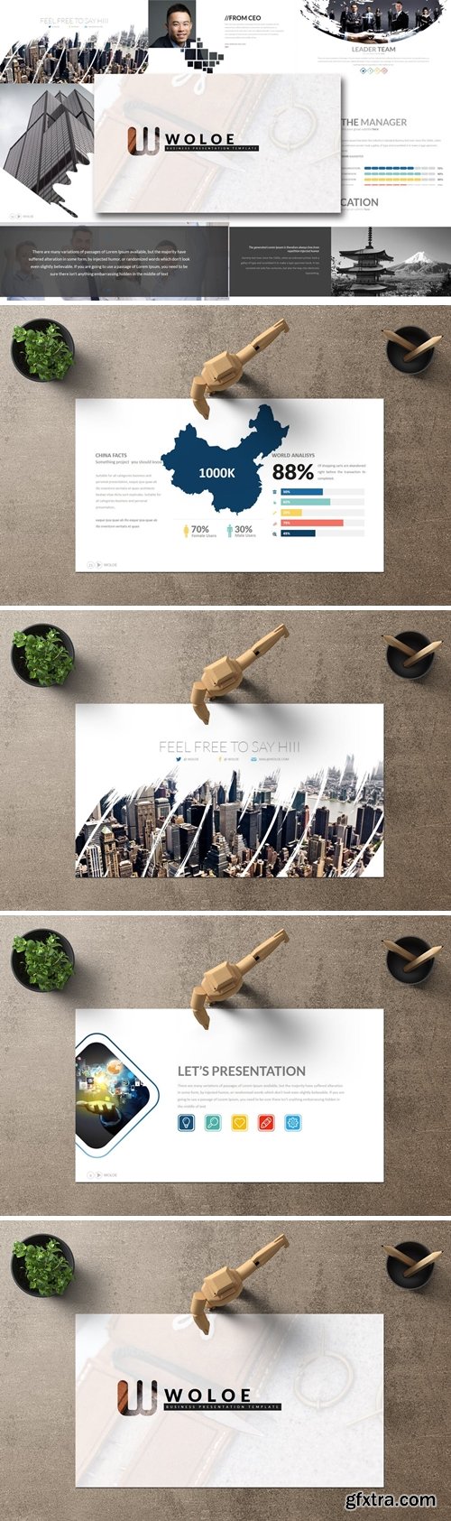 Wholoe Powerpoint, Keynote and Google Slides Templates