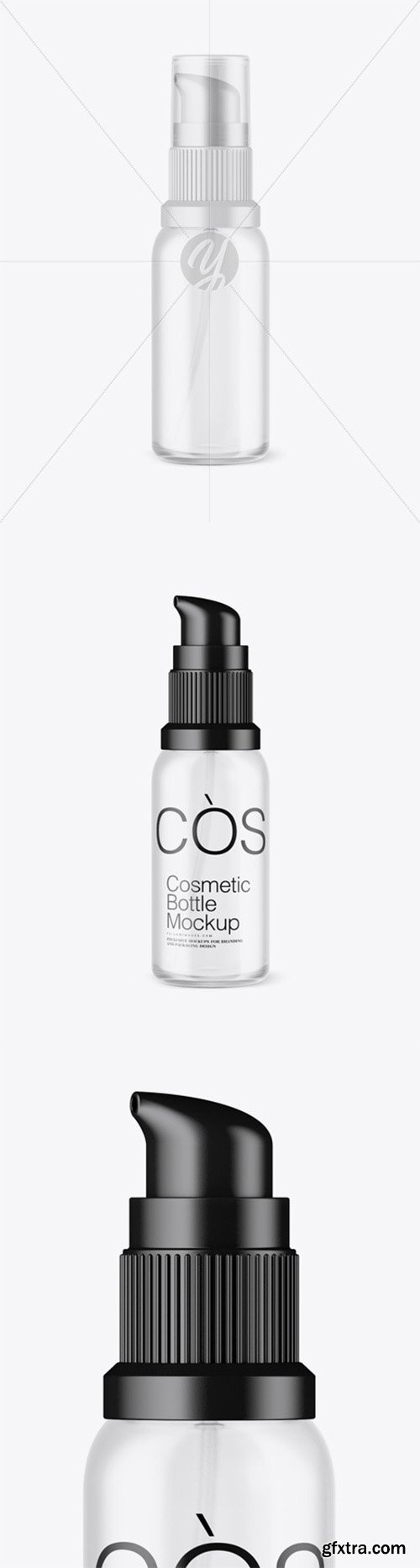Frosted Cosmetic Bottle Mockup 52352 Frosted Cosmetic Bottle Mockup 52352