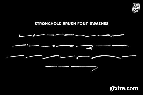 CM - STRONGHOLD Brush font 4456701 CM - STRONGHOLD Brush font 4456701