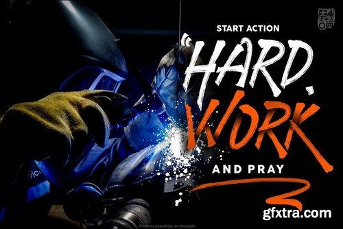 CM - STRONGHOLD Brush font 4456701 CM - STRONGHOLD Brush font 4456701