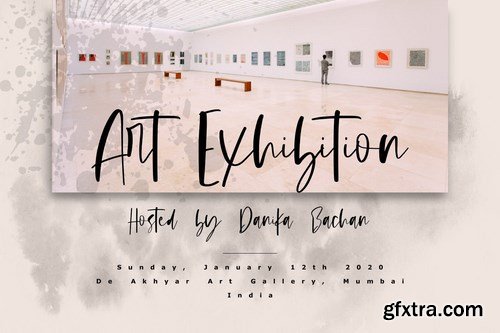 De Akhar - The Handbrush Lettering Font De Akhar - The Handbrush Lettering Font