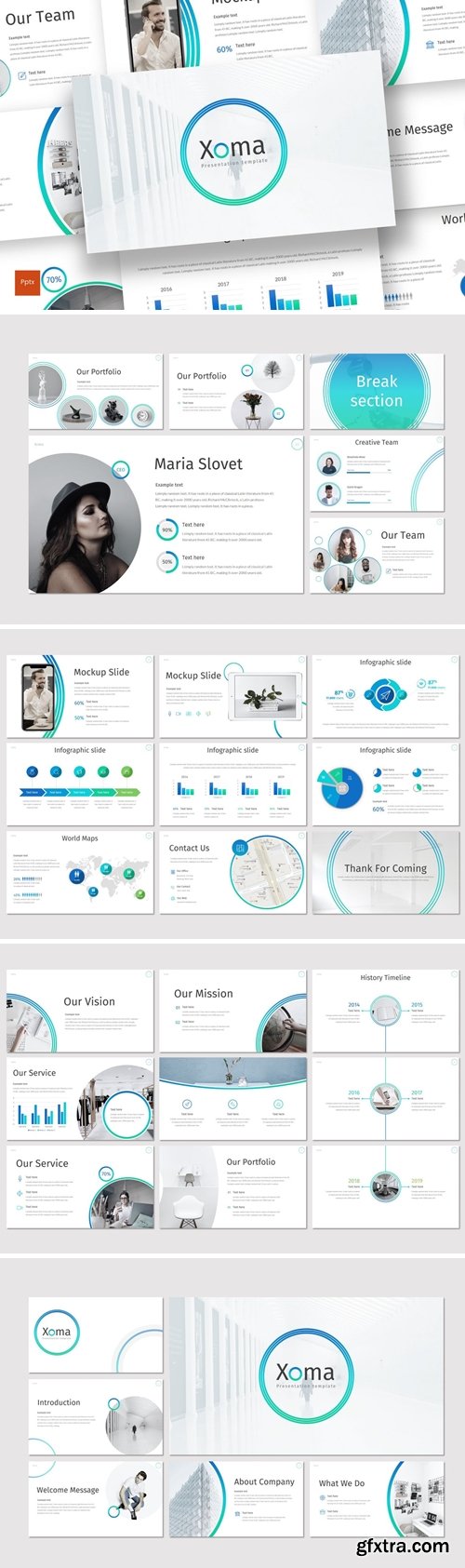 Xoma Powerpoint, Keynote and Google Slides Templates