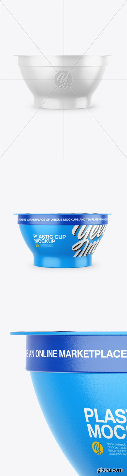 Plastic Yogurt Cup Mockup 52446 Gfxtra