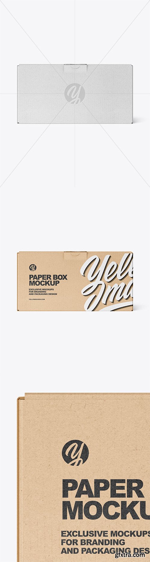 Kraft Paper Box Mockup 52434 Kraft Paper Box Mockup 52434